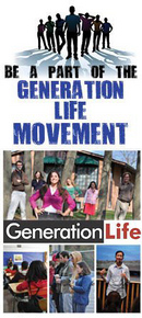 Generation Life is a movement of young people dedicated to building a culture of life and love by spreading the pro-life and chastity messages to our peers.